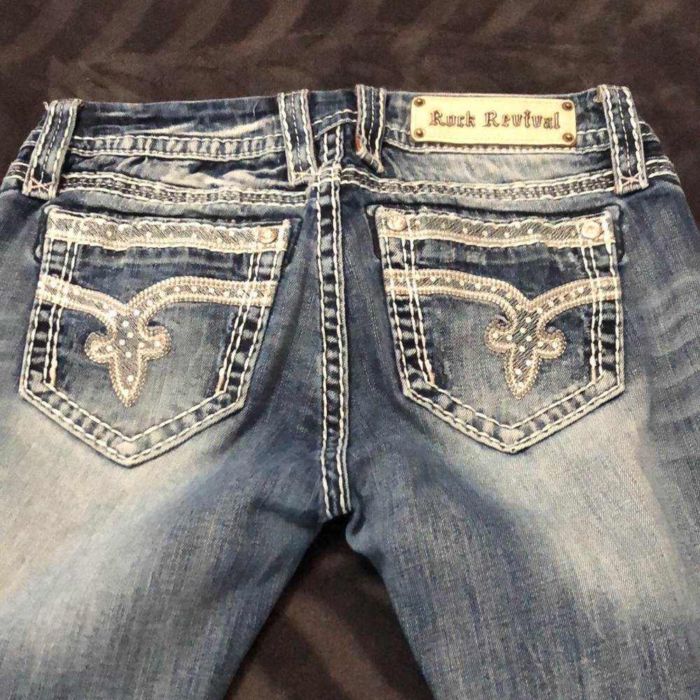 Rock Revival size 28 boot cut jeans.